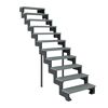Außentreppe 'Gardentop' grau 11 Stufen 80 cm