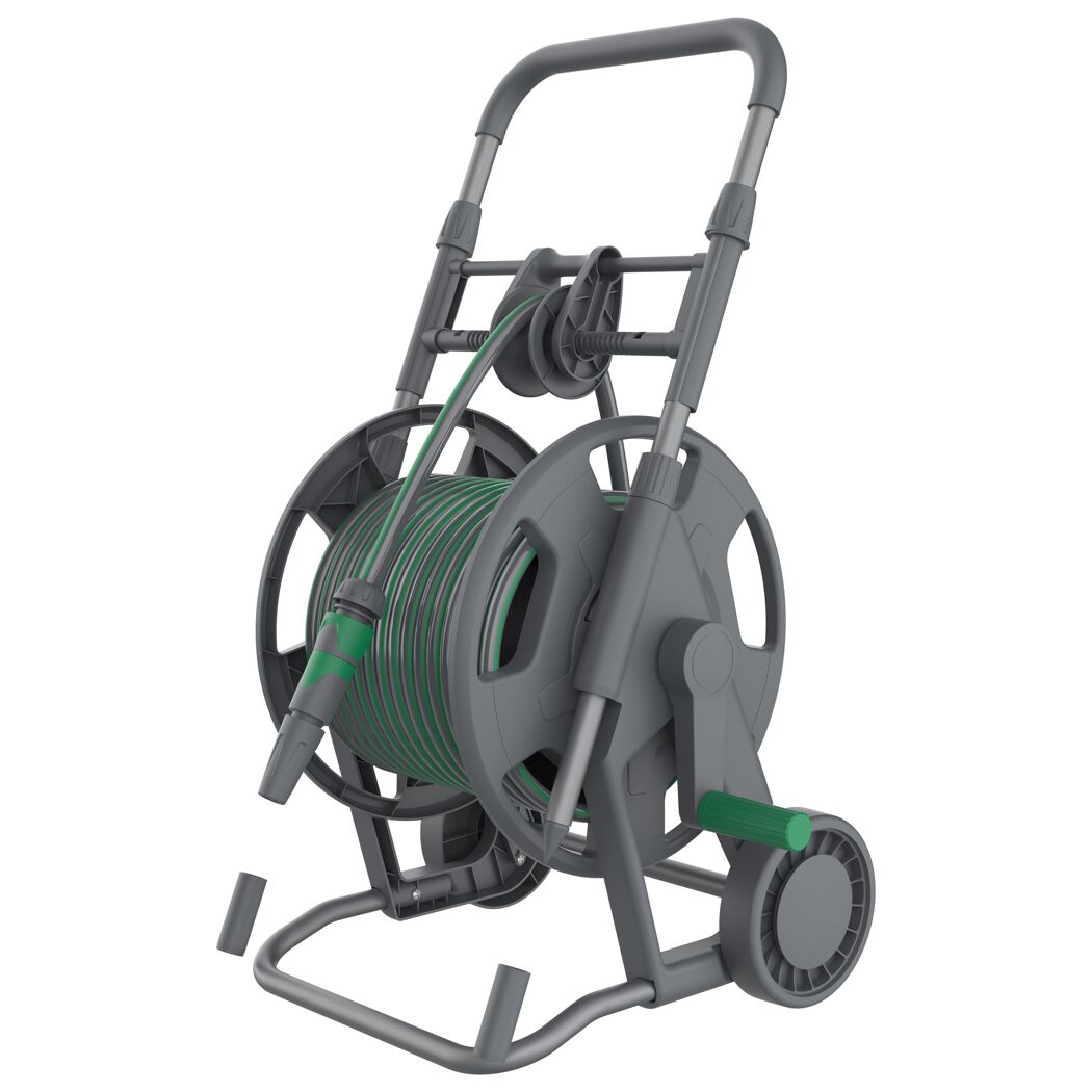 Schlauchwagen-Set 'Komfort' grau inklusive Zubehör