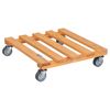 Multiroller 'GH0411' schwarz 38 x 38 cm Tragkraft 120 kg