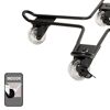 Multiroller 'GH0961' schwarz 33 x 33 cm Tragkraft 60 kg