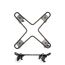Multiroller 'GH0961' schwarz 33 x 33 cm Tragkraft 60 kg