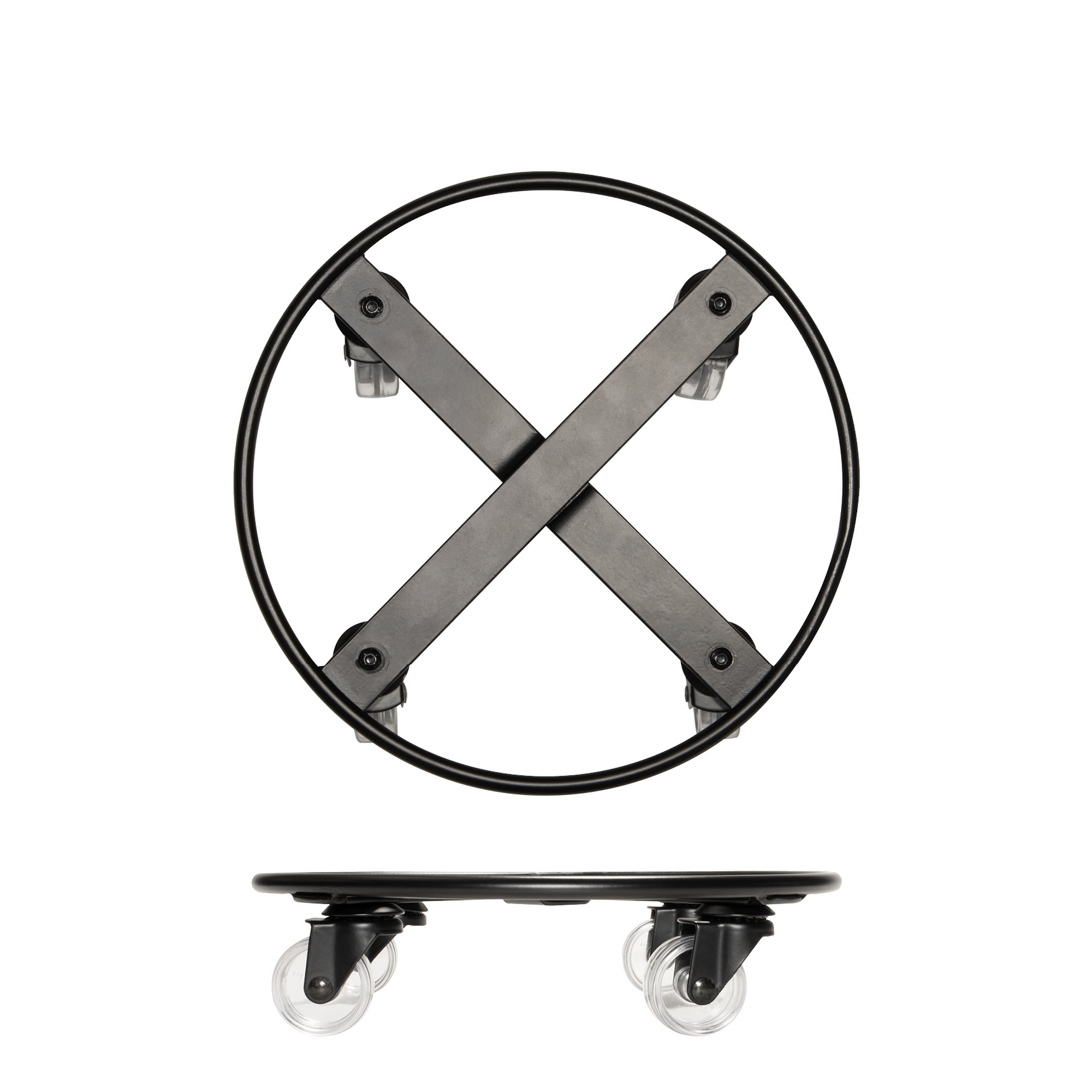 Multiroller 'GH0953' schwarz Ø 25 cm Tragkraft 60 kg