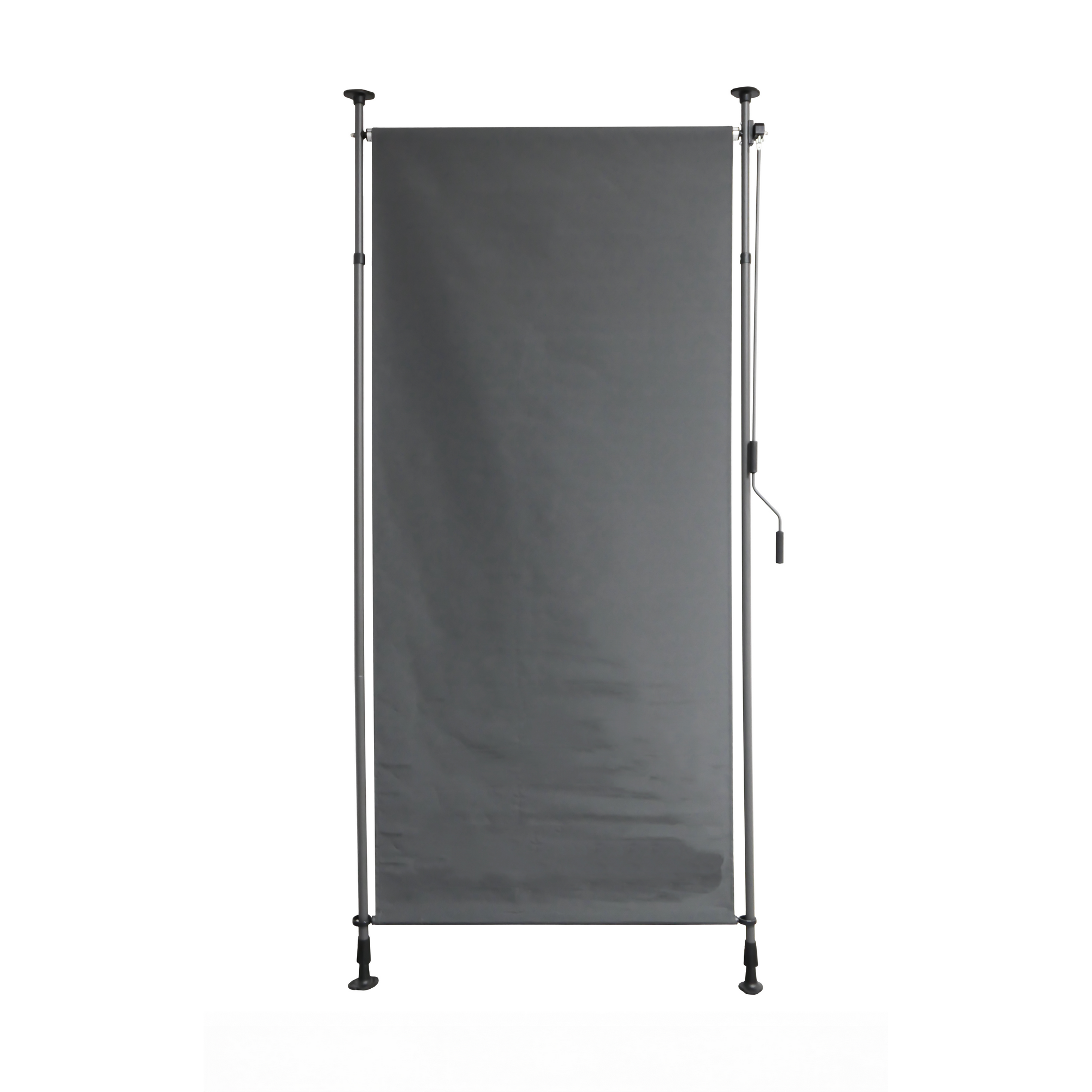 Klemmsichtschutz Aluminium/Stahl anthrazit 120 x 316 cm