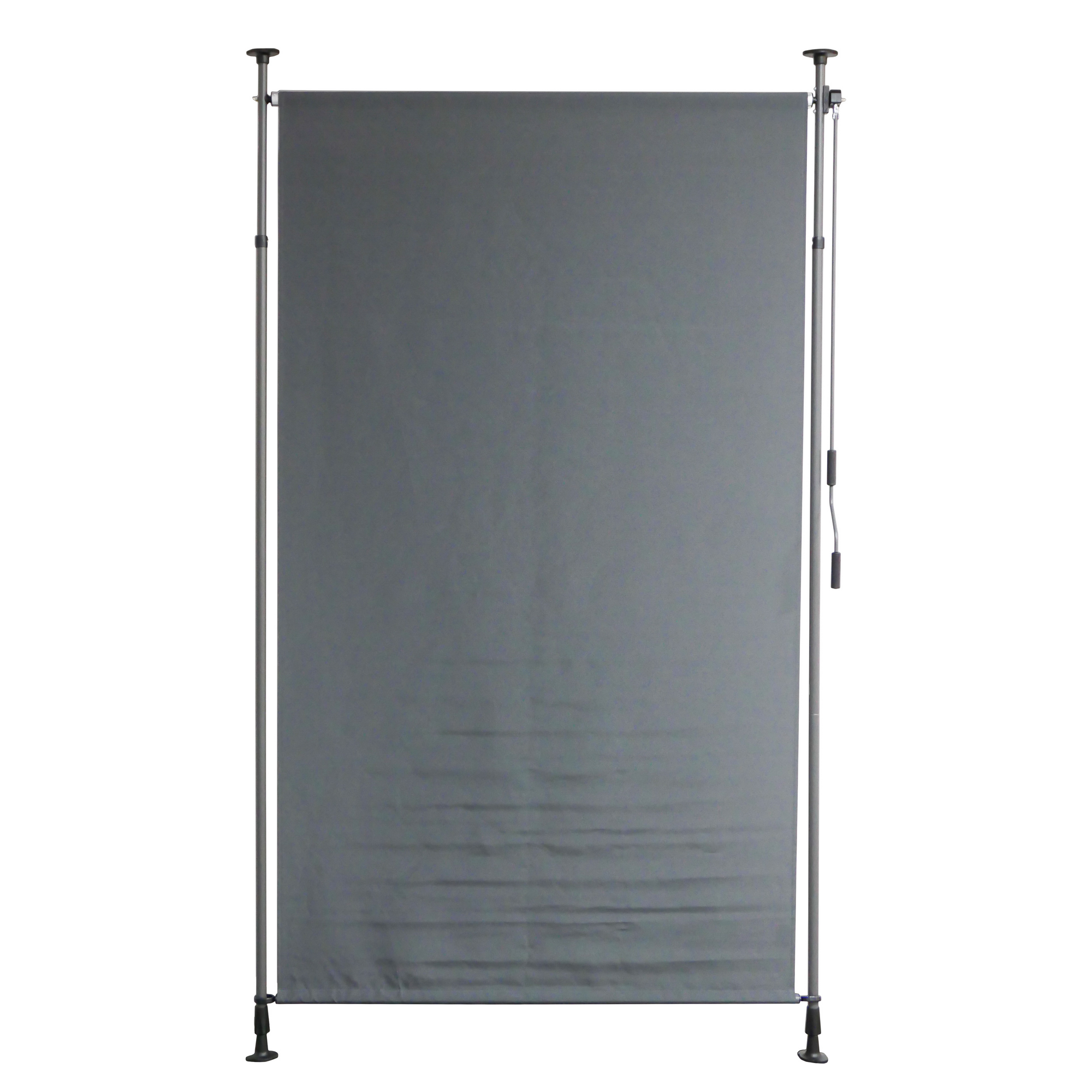 Klemmsichtschutz Aluminium/Stahl anthrazit 150 x 312 cm