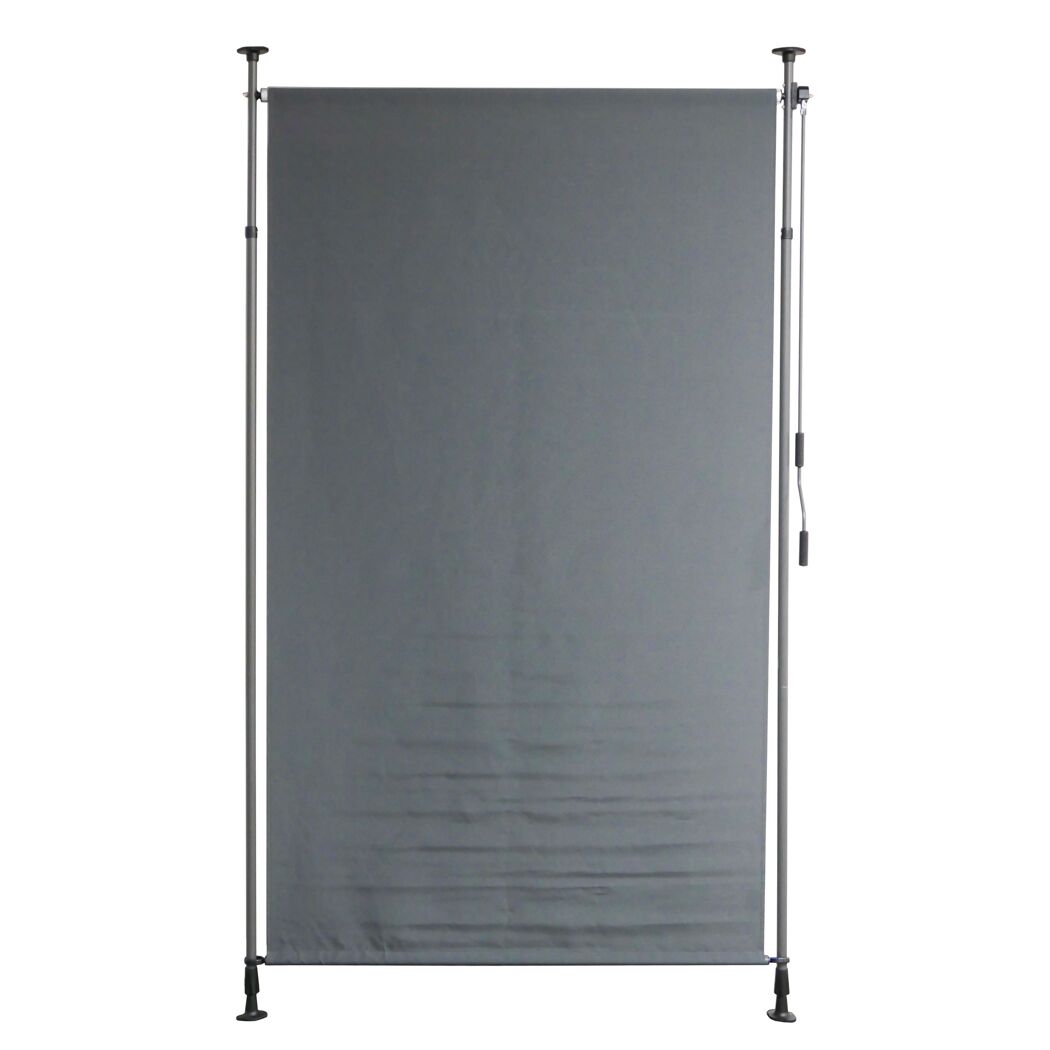 Klemmsichtschutz Aluminium/Stahl anthrazit 150 x 312 cm