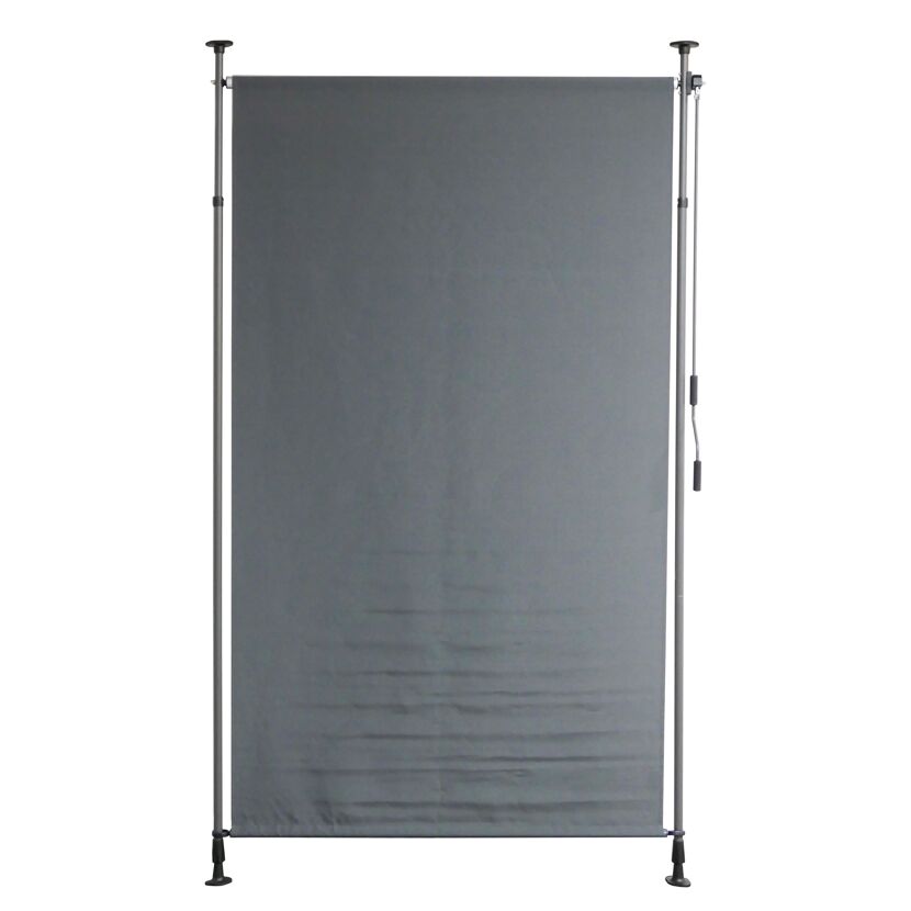 Klemmsichtschutz Aluminium/Stahl anthrazit 150 x 312 cm