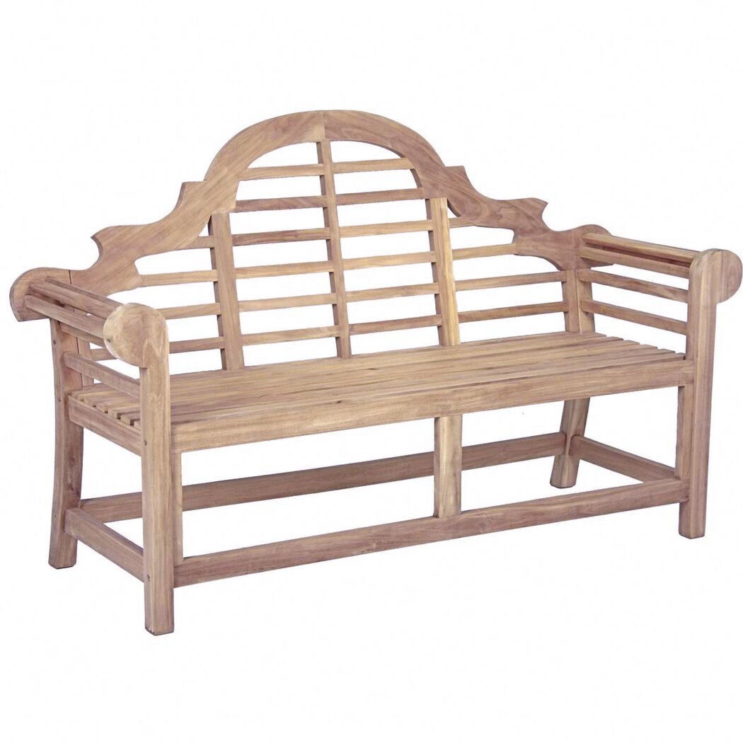 Gartenbank 'Picadilli' 3-Sitzer Teakholz braun 166 x 104 x 63 cm