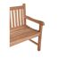 Gartenbank 'Solo' 2-Sitzer Teakholz braun 63 x 93 x 122 cm