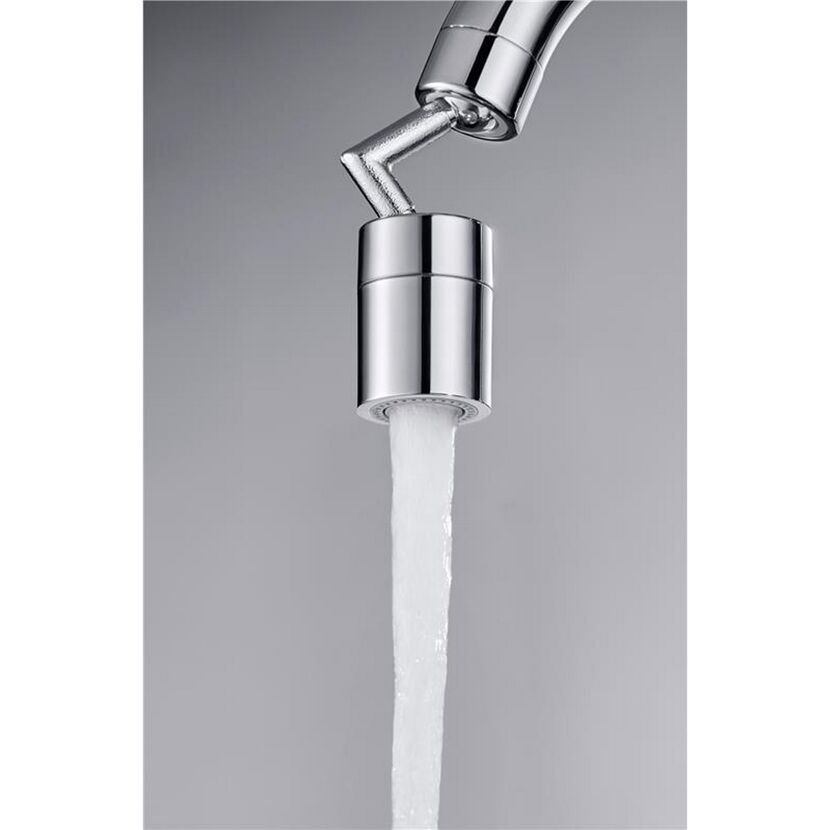 Strahlregler 'Dual-Stream' verchromt M22/M24 5,7 l/min mit Kugelgelenk