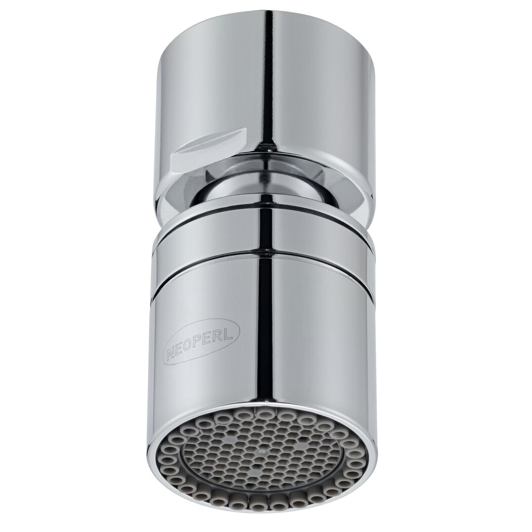 Strahlregler 'Dual-Stream' verchromt M22/M24 5,7 l/min mit Kugelgelenk