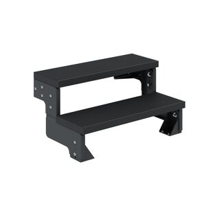 Außentreppe 'Gardentop' anthrazit 2 Stufen 100 cm