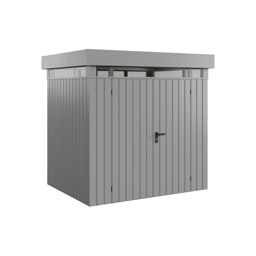 Gerätehaus  'Euroline EFD4  S-Sk' graualuminium 229 x 181 cm