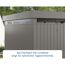 Gerätehaus  'Euroline EFD5  S-Sk' graualuminium 237 x 229 cm