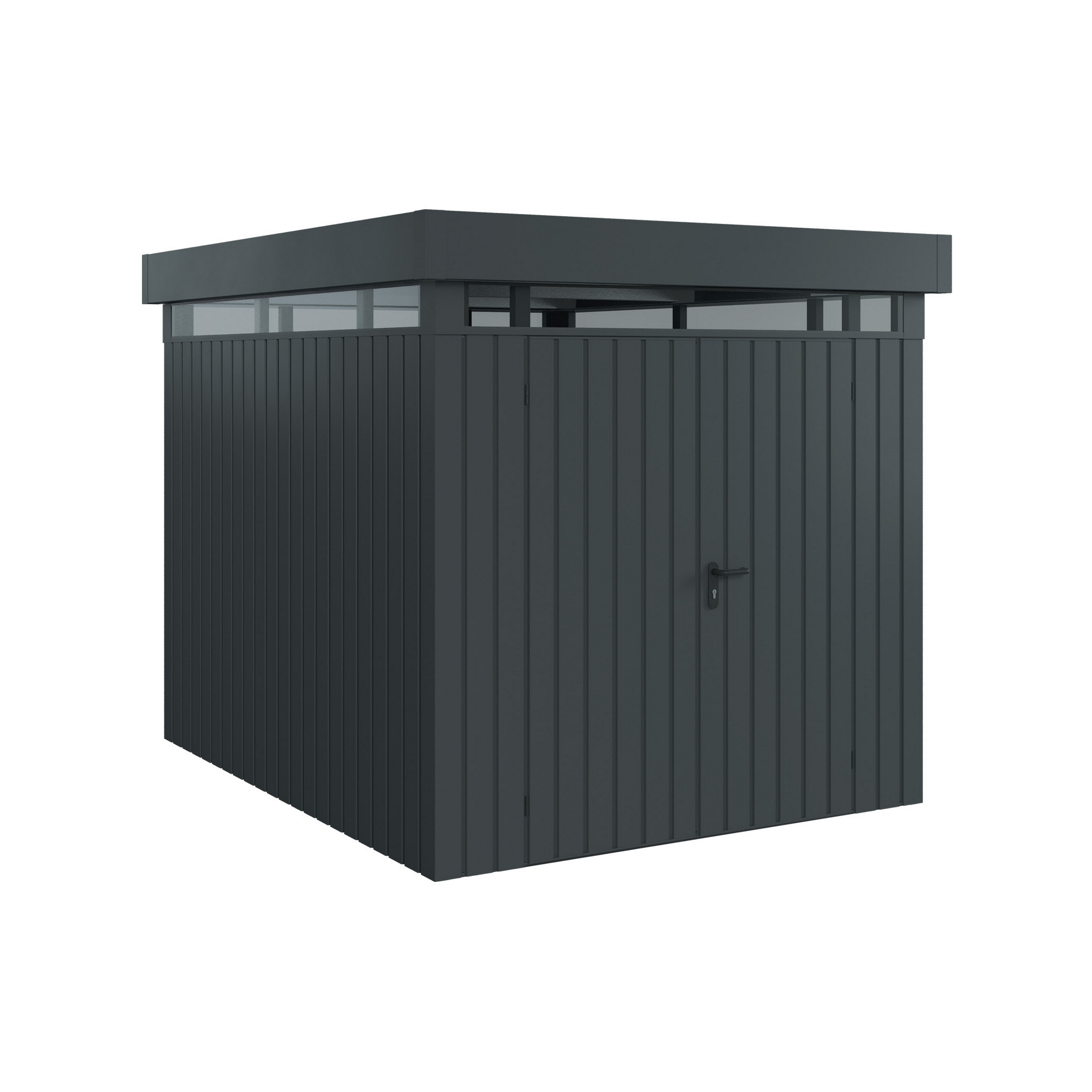 Gerätehaus  'Euroline EFD6  S-Sk' anthrazitgrau 229 x 277 cm