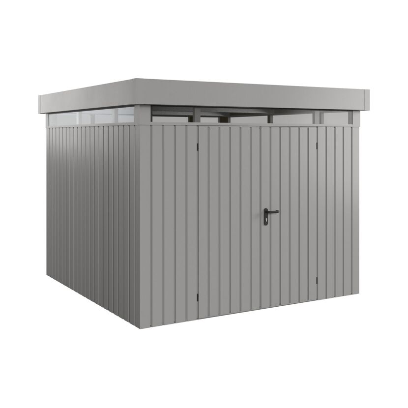 Gerätehaus  'Euroline EFD10  S-Sk' graualuminium 277 x 277 cm