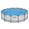 Aufstellpool 'Steel Pro MAX' Komplett-Set lichtgrau Ø 427 x 107 cm