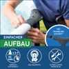 Aufstellpool 'Steel Pro MAX' Komplett-Set lichtgrau Ø 427 x 107 cm