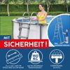 Aufstellpool 'Steel Pro MAX' Komplett-Set lichtgrau Ø 427 x 107 cm