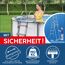 Aufstellpool 'Steel Pro MAX' Komplett-Set lichtgrau Ø 427 x 107 cm
