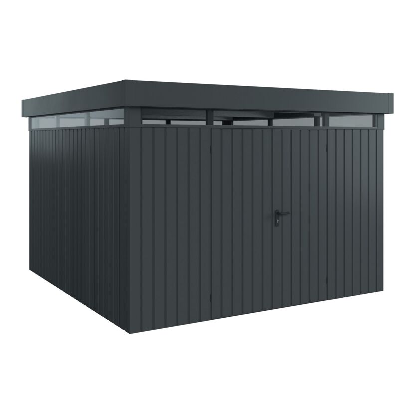 Gerätehaus  'Euroline EFD14  S-Sk' anthrazitgrau 325 x 325 cm