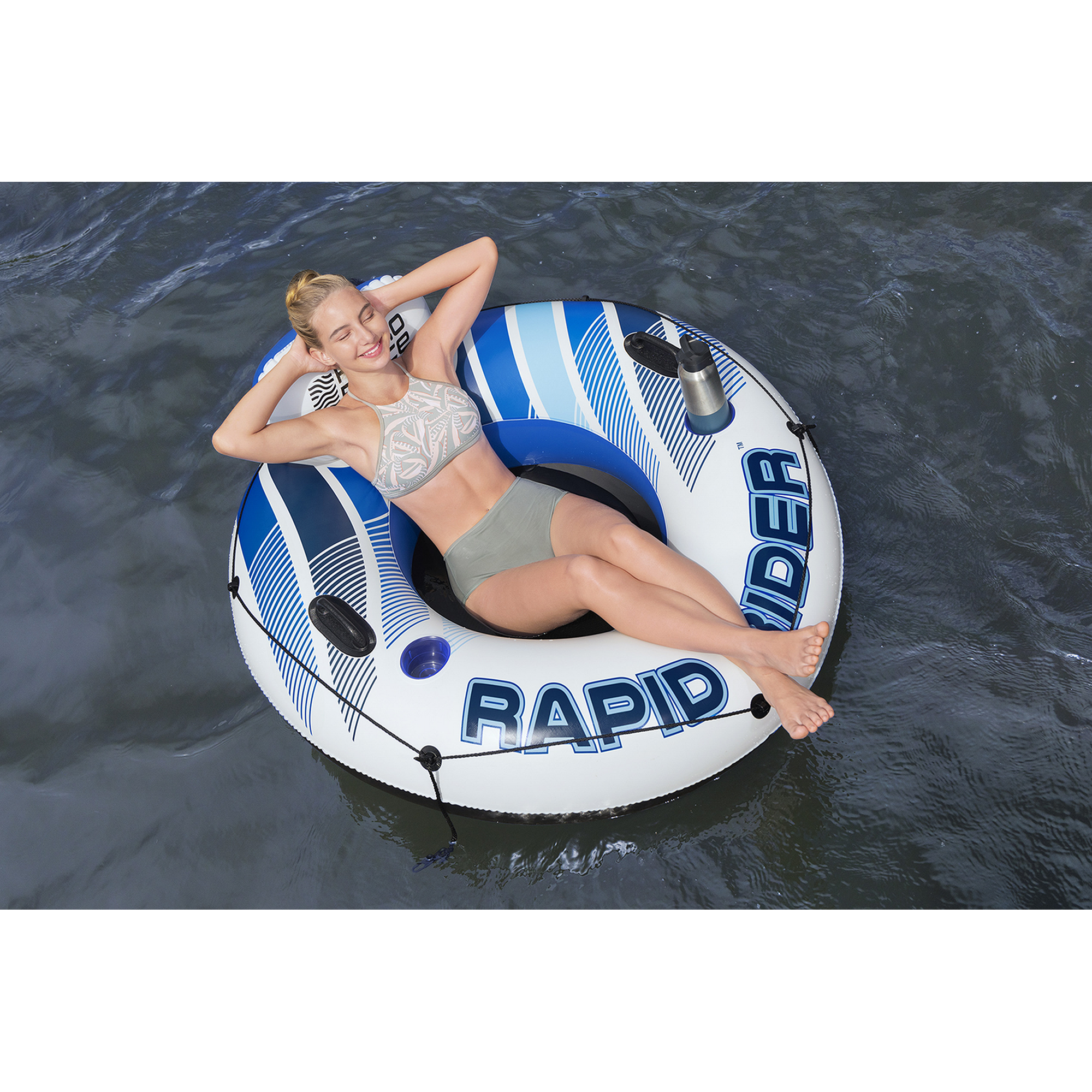 Schwimmring 'Rapid Rider™ Hydro Force®' mit Rückenlehne Ø 135 cm