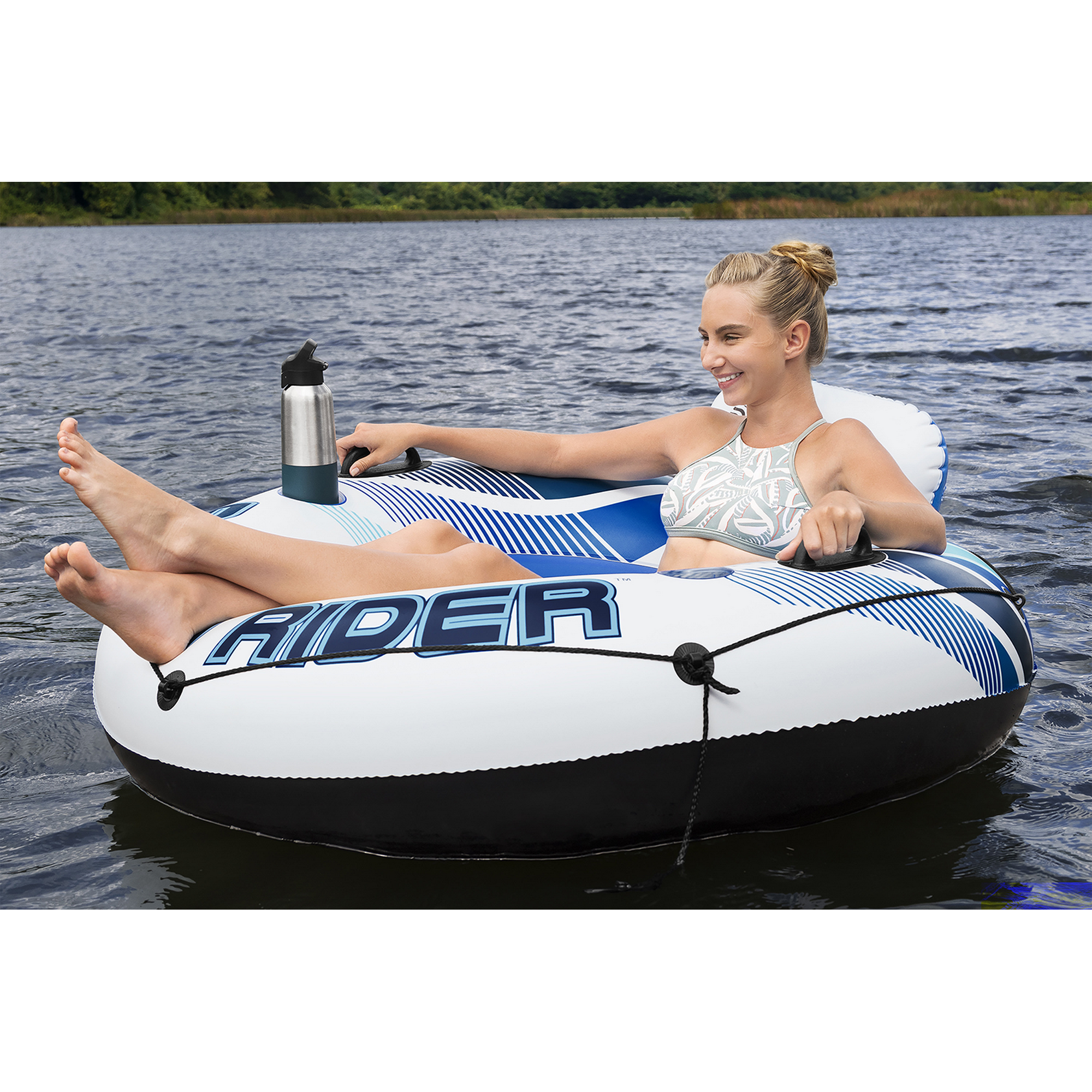 Schwimmring 'Rapid Rider™ Hydro Force®' mit Rückenlehne Ø 135 cm