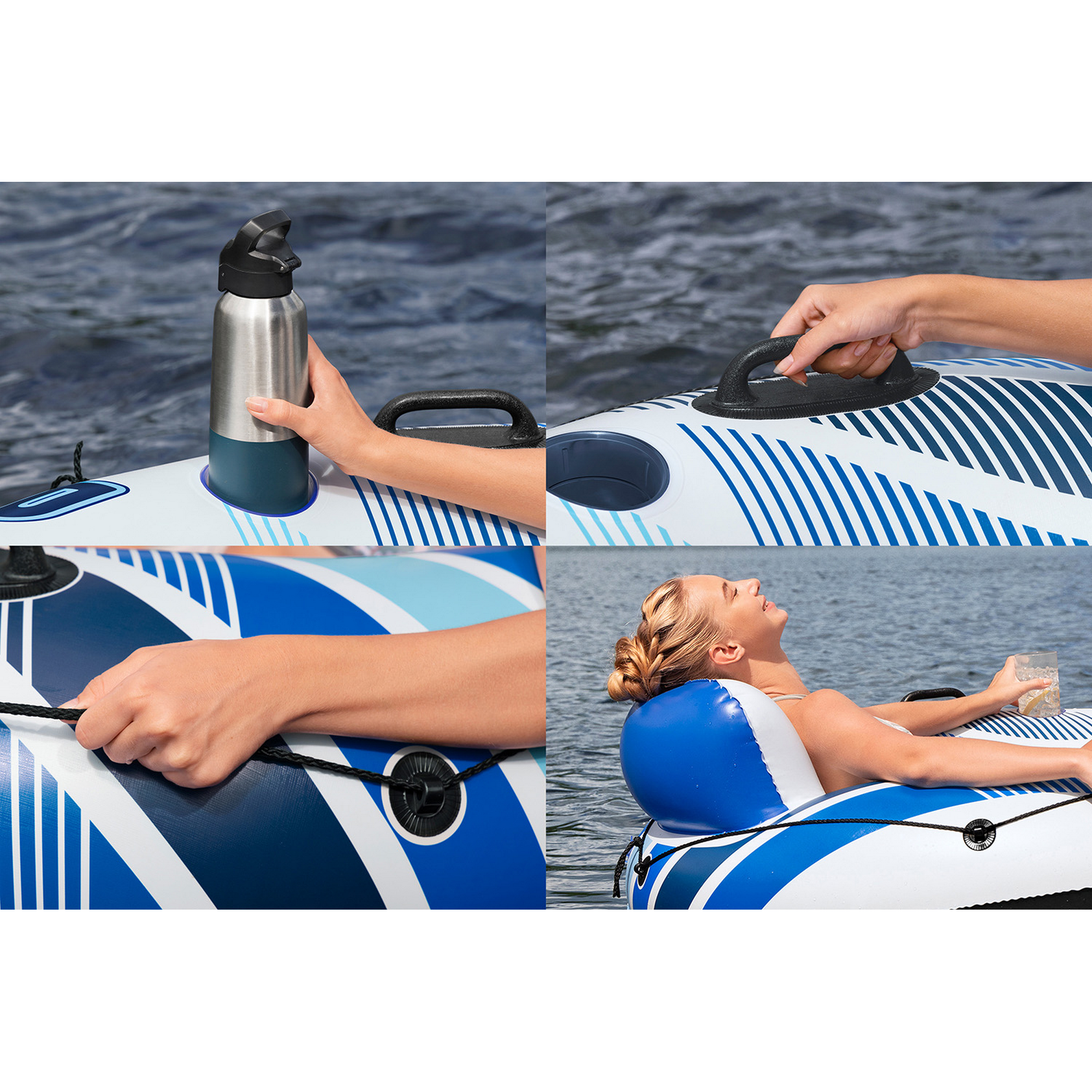 Schwimmring 'Rapid Rider™ Hydro Force®' mit Rückenlehne Ø 135 cm