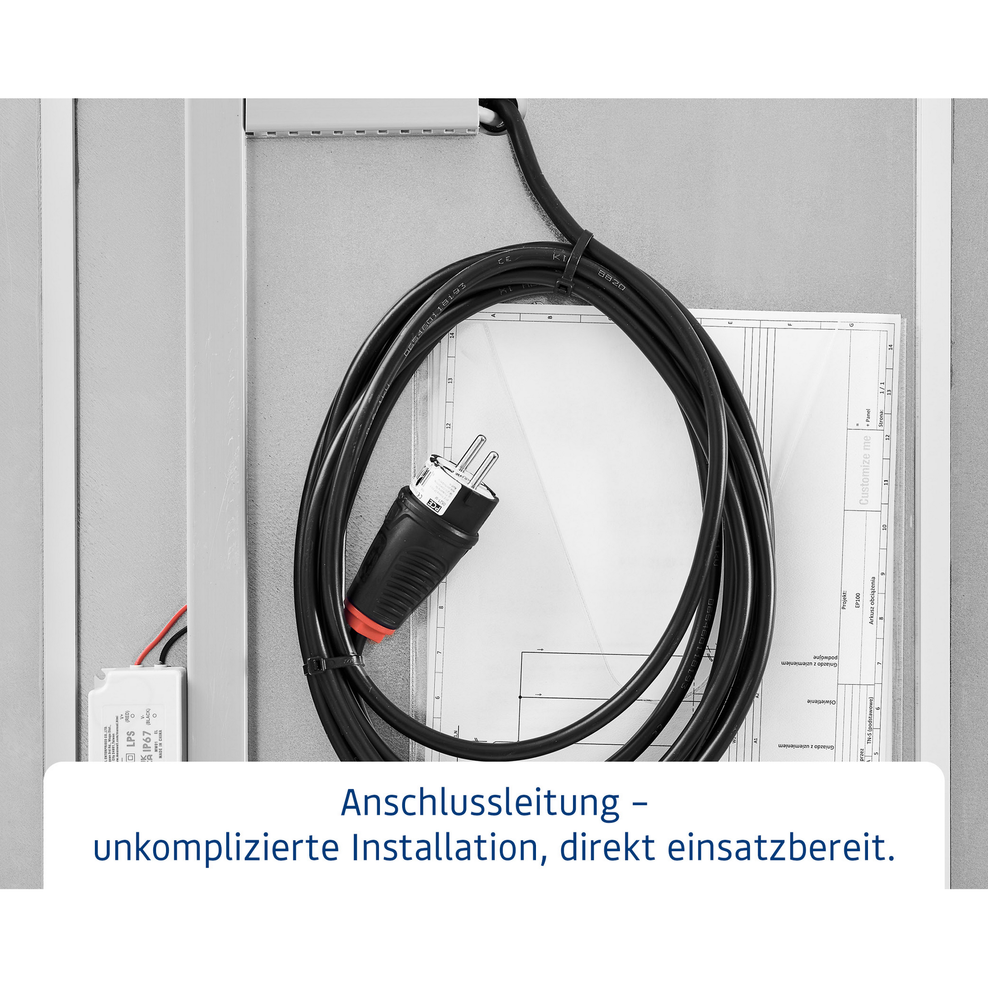 Elektro-Paneel 'Euroline' für Gerätehäuser