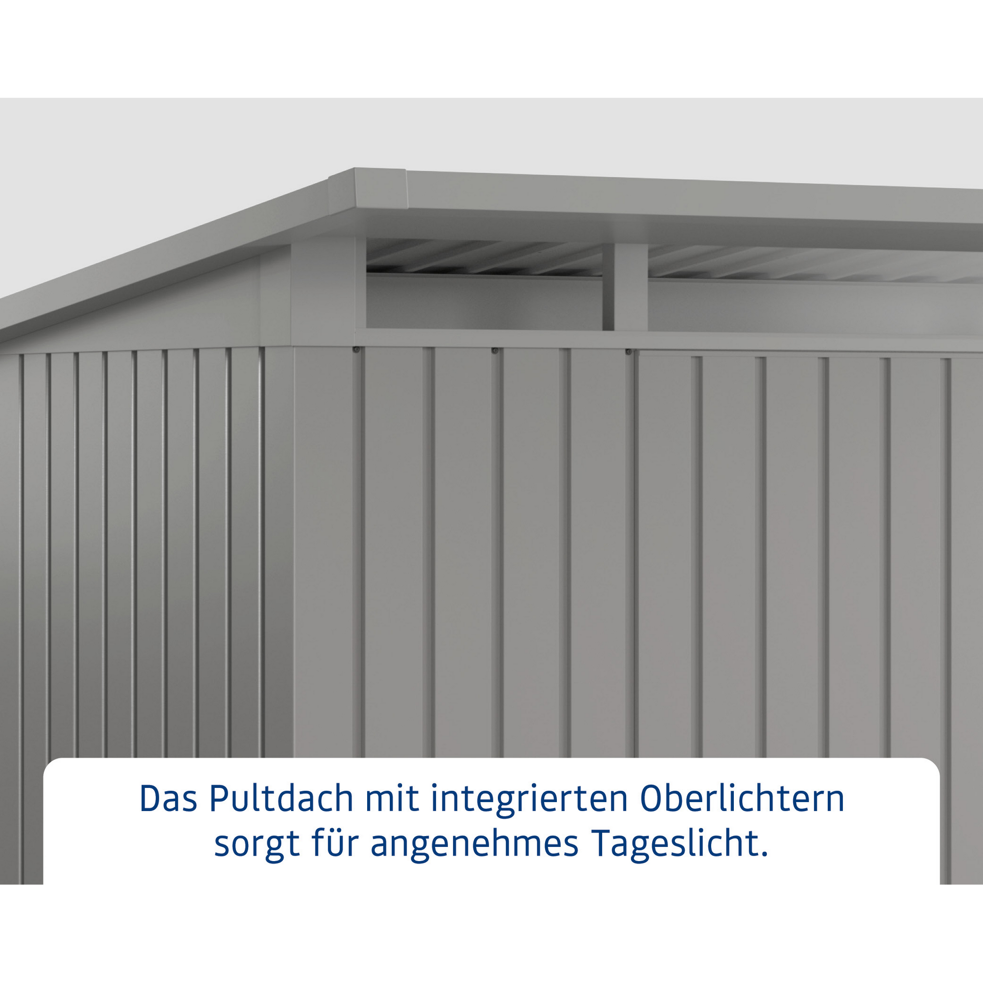 Gerätehaus  'Euroline EPD6  S-Sk' graualuminium 229 x 310 cm