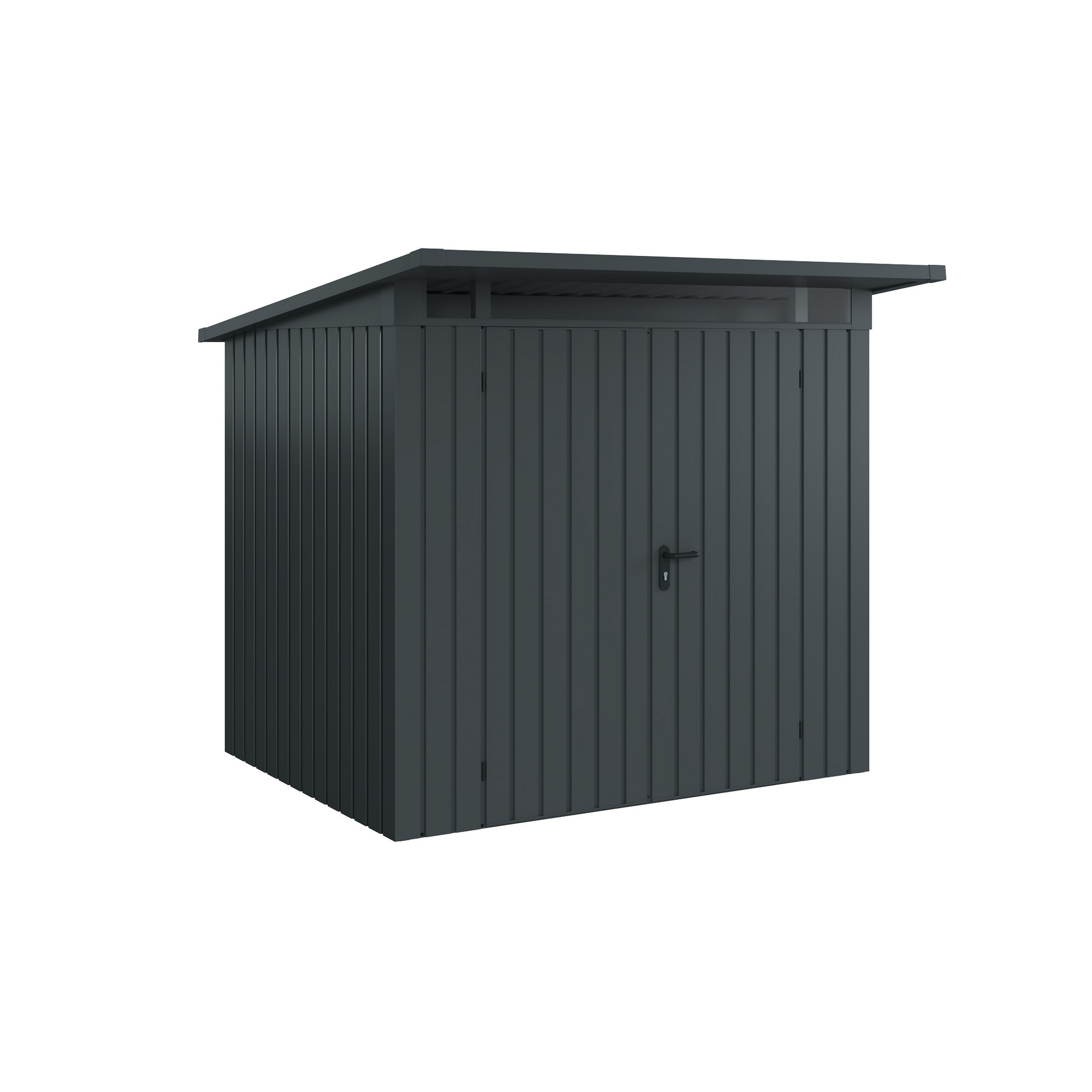 Gerätehaus  'Euroline EPD4  S-Sk' anthrazitgrau 229 x 214 cm