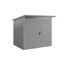 Gerätehaus  'Euroline EPD4  S-Sk' graualuminium 229 x 214 cm