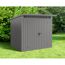 Gerätehaus  'Euroline EPD4  S-Sk' graualuminium 229 x 214 cm