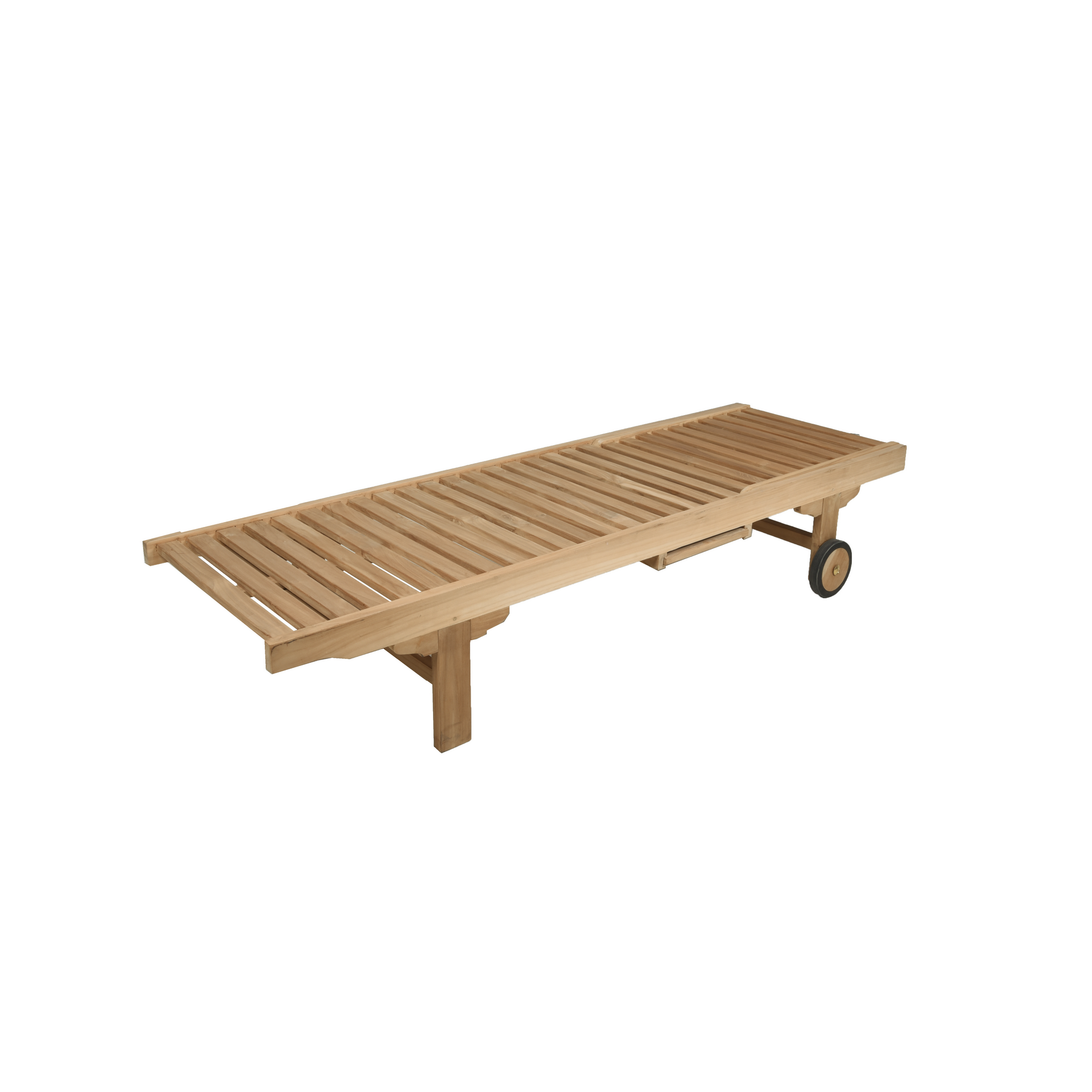 Sonnenliege 'Solo' verstellbar braun 64,5 x 85 x 198 cm