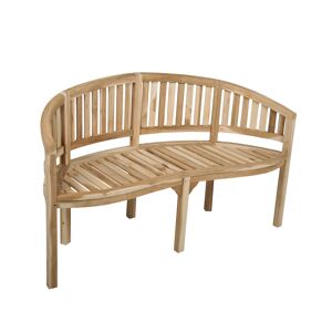 Gartenbank 'Ambon' 3-Sitzer Teakholz braun 54 x 87 x 150 cm