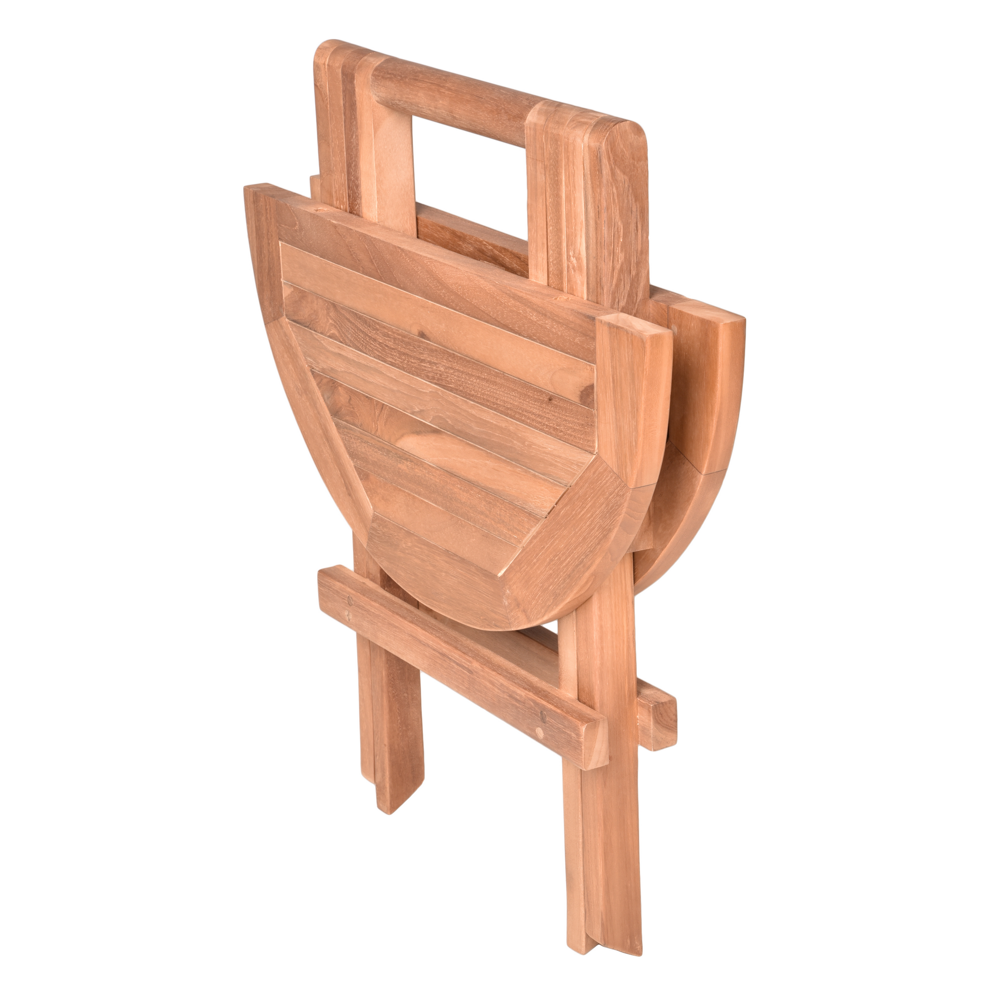 Beistelltisch 'Mitan' klappbar Teakholz Ø 50 x 51 cm