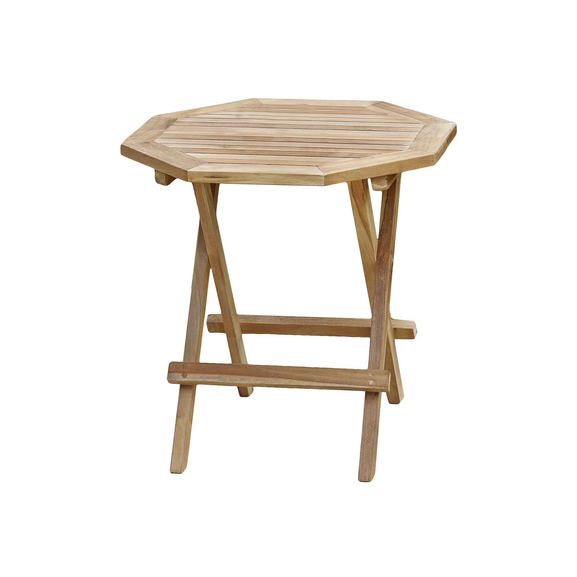 Beistelltisch 'Luang' klappbar Teakholz 50 x 50 x 50 cm