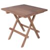 Beistelltisch 'Simuk' klappbar Teakholz 50 x 50 x 50 cm