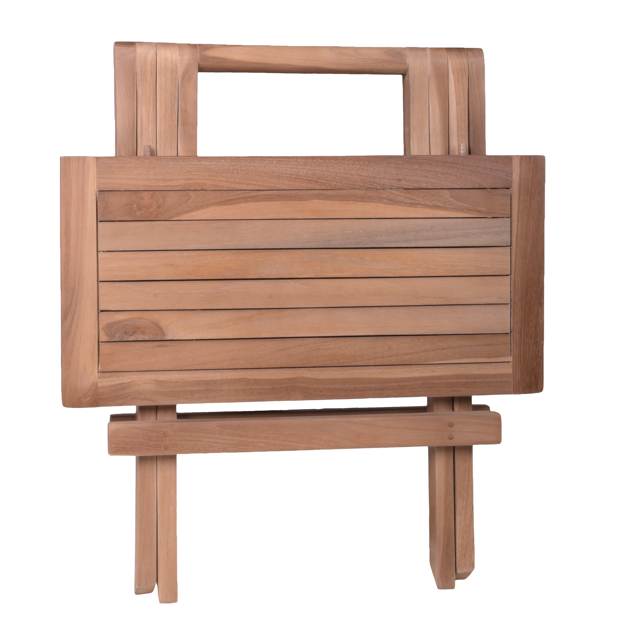 Beistelltisch 'Simuk' klappbar Teakholz 50 x 50 x 50 cm