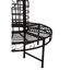 Baumbank 'Picadilli' 4-Sitzer Stahl schwarz 121 x 112 x Ø121 cm