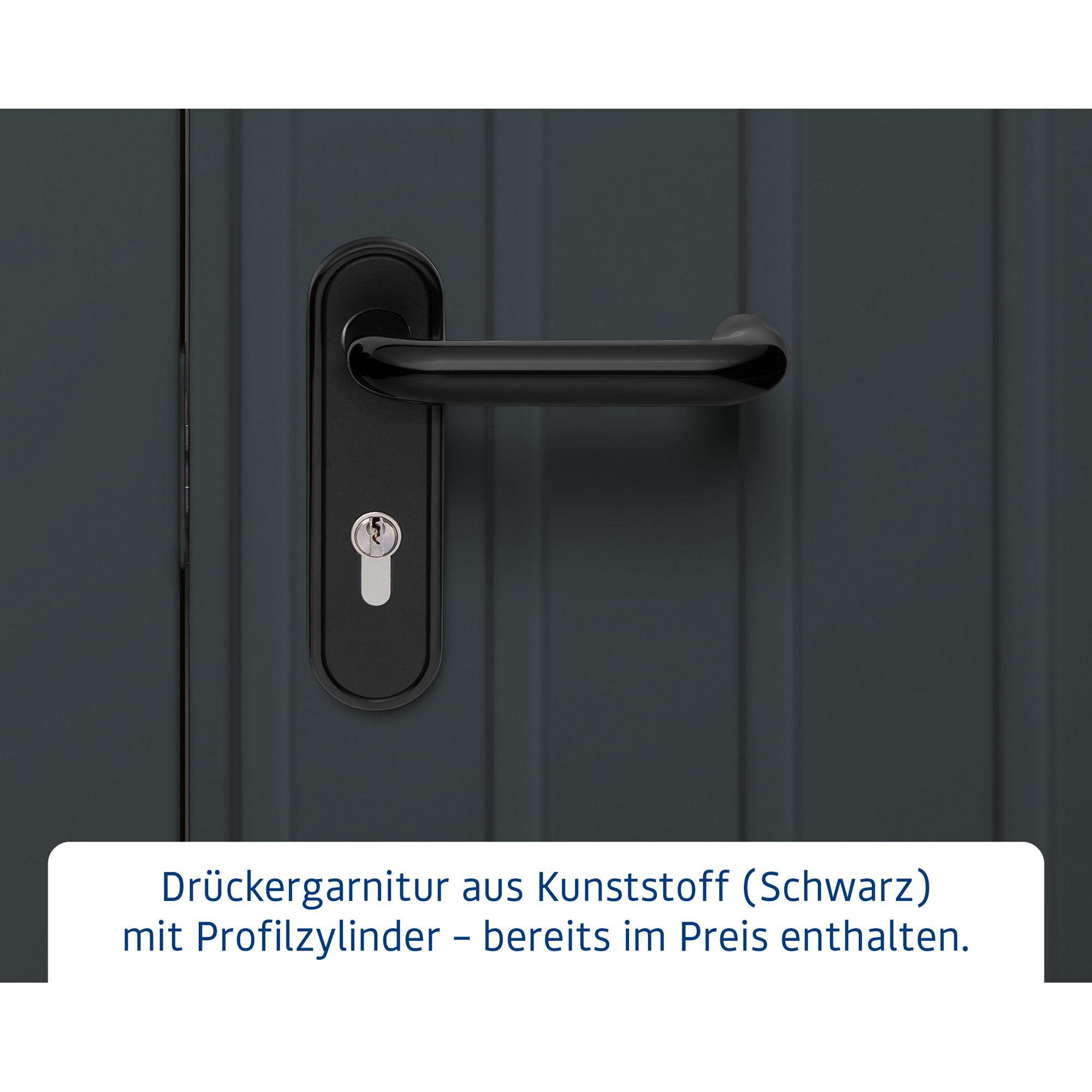 Gerätehaus  'Euroline EPD7  S-Sk' anthrazitgrau 229 x 358 cm