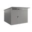 Gerätehaus  'Euroline EPD10  S-Sk' graualuminium 277 x 310 cm