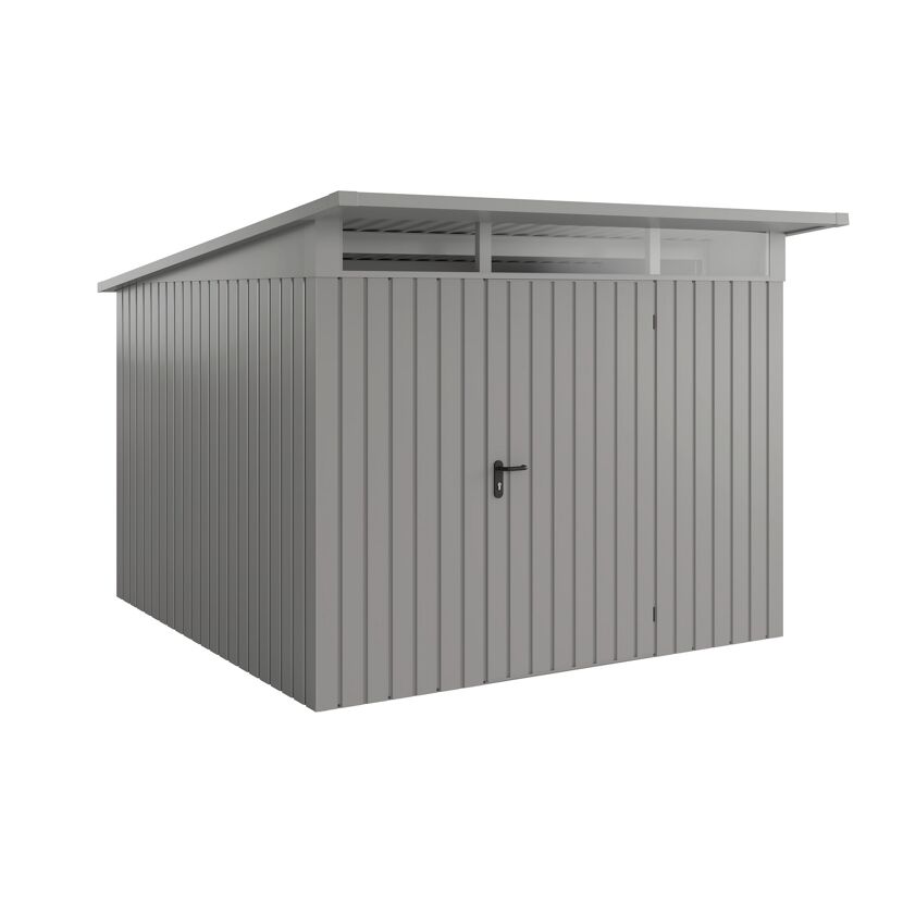 Gerätehaus  'Euroline EPD10  S-Sk' graualuminium 277 x 310 cm