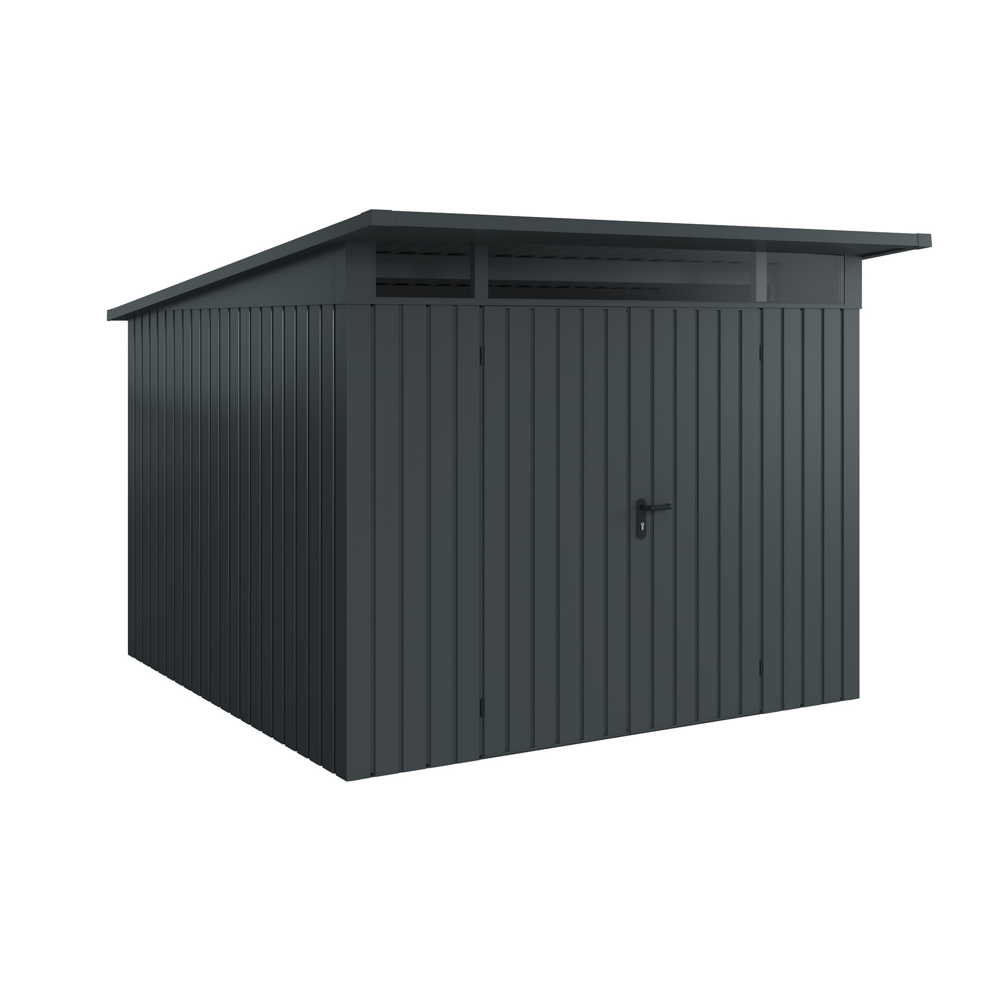 Gerätehaus  'Euroline EPD14  S-Sk' anthrazitgrau 277 x 310 cm