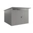 Gerätehaus  'Euroline EPD10  S-Sk' graualuminium 277 x 310 cm