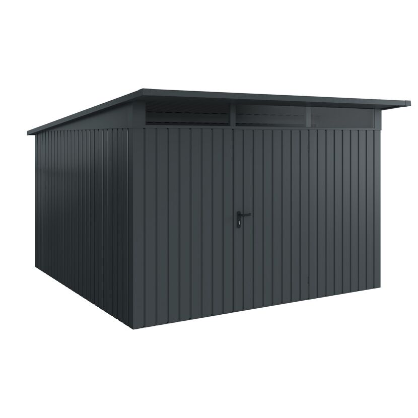 Gerätehaus  'Euroline EPD14  S-Sk' anthrazitgrau 325 x 358 cm