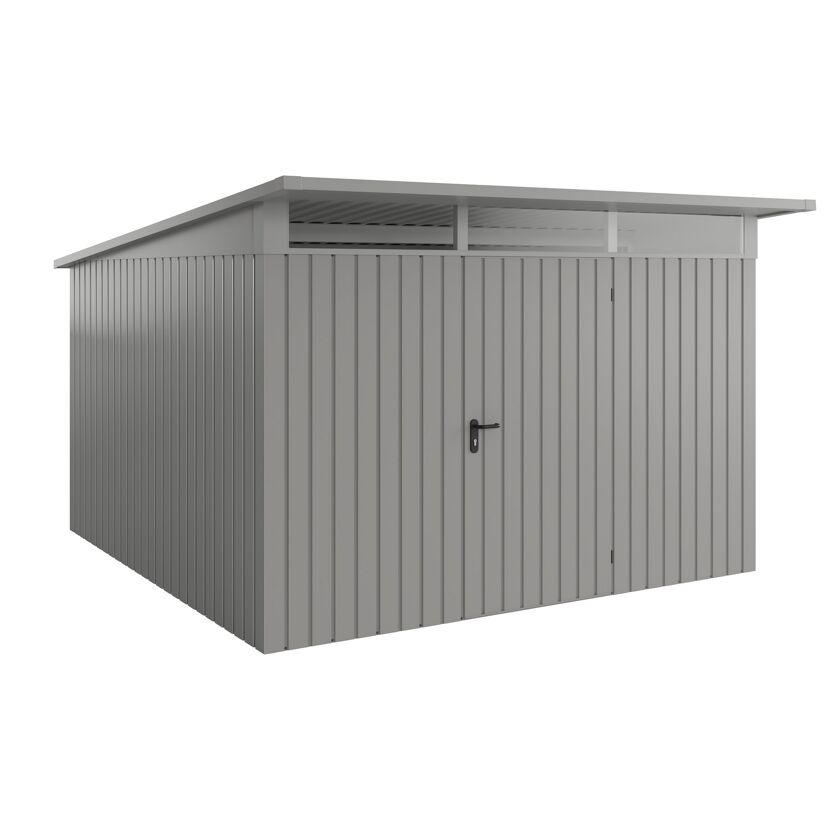 Gerätehaus  'Euroline EPD14 S-Sk' graualuminium 325 x 358 cm