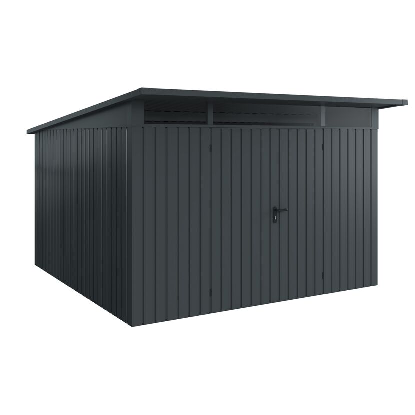 Gerätehaus  'Euroline EPD14  S-Sk' anthrazitgrau 325 x 358 cm