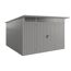 Gerätehaus  'Euroline EPD14  S-Sk' graualuminium 325 x 358 cm
