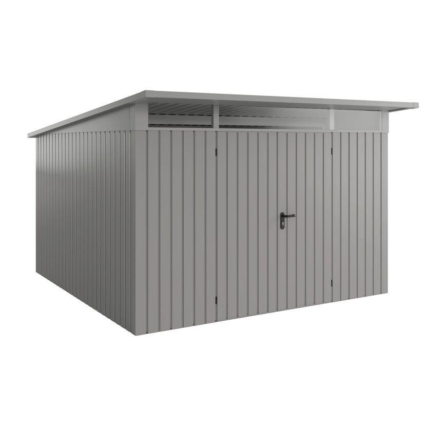 Gerätehaus  'Euroline EPD14  S-Sk' graualuminium 325 x 358 cm
