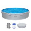 Stahlwandpool-Set 'Tanx™' grau mit Filterpumpe Ø 305 x 61 cm